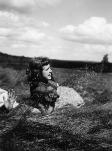 Len on Luneberg Heath, looking towards the Russian occupied zone, 1948