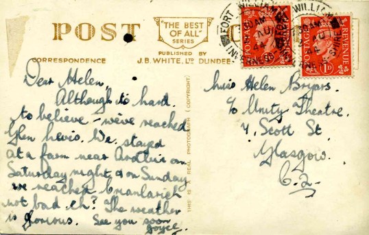 Reverse Glen Nevis pc, Unity Theatre