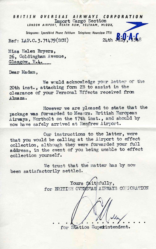 BOAC letter png