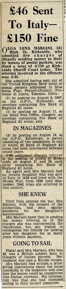 £46 sent to Italy png